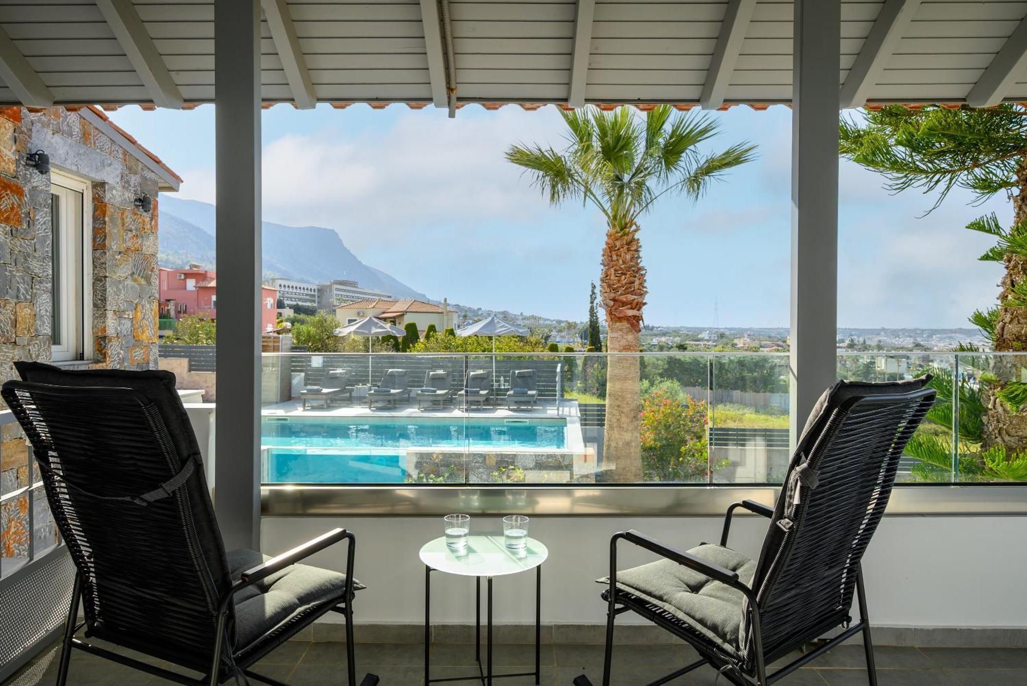 Queen'S Gem Luxury Villa - Heated Jacuzzi & Pool Hersonissos  Exterior foto